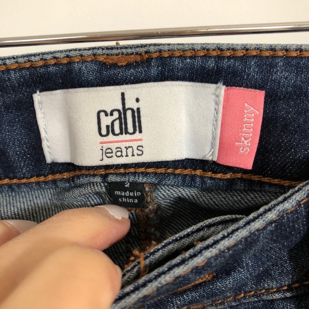 CAbi Skinny denim jeans Blue size 2 - Picture 10 of 15